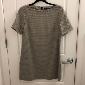 ZARA Houndstooth Short Sleeve Dress - SIZE XS